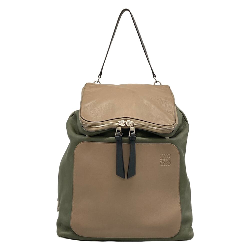 Loewe Goya Backpack Khaki Light Brown